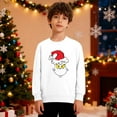 thumbnail image 2 of Christmas Sweatshirt Boys Girls Ugly Xmas Christmas Shirt Crewnek Toddler Long Sleeve Pullover Outfit Tops, 2 of 4