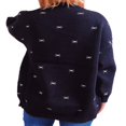 thumbnail image 3 of Women Knitted Sweater Christmas Bear Print Thickened Pullover Tops, 3 of 5