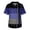 114#Blue, variant on Men's Scrub Tops Short Sleeve V Neck Healthcare Uniform Tops Medical Uniform Shirts with Chest Pocket Striped Purple M
