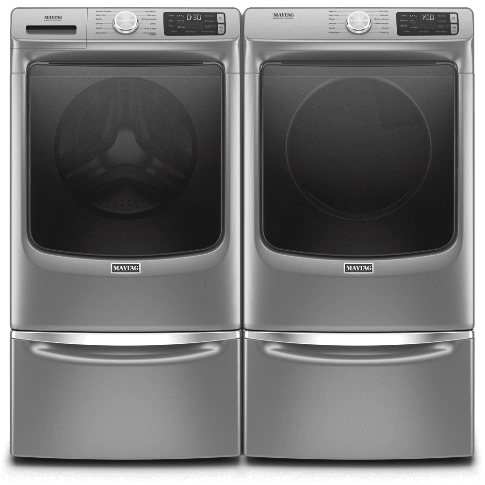 Maytag Med6630h 27" Wide 7.3 Cu Ft. Energy Star Rated Electric Dryer - Metallic Slate