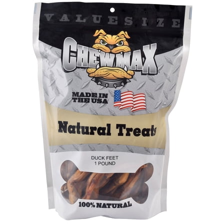 Chew Max Duck Feet 1lb – 100% Natural Dog Chews for Healthy Teeth & Gums