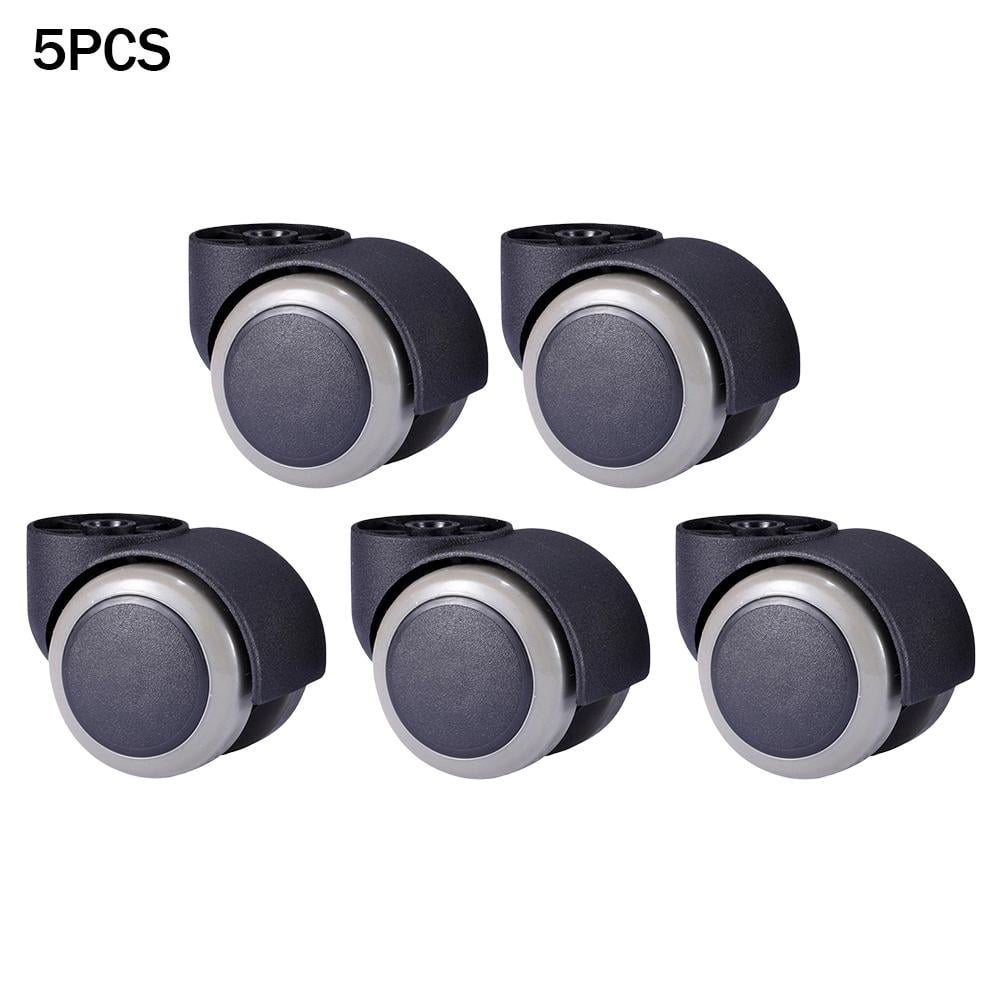 Replacement Rubber Wheels Rotating Chair Universal Wheel Office Chair Silent H8Z8
