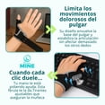 thumbnail image 3 of Muñequera con Férula Pulgar Spica | Estabilizador Ajustable para Mano Izquierda o Derecha | Diseño Transpirable, Cómodo para Día y Noche | Soporte Diario Unisex | Color Rosa, 3 of 10