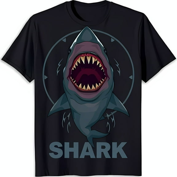 Men's Graphic T-Shirt with Cartoon and Design