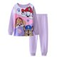 thumbnail image 1 of Conjunto de ropa de dormir para niños y niñas, pijamas de algodón con dibujos animados de coches y muñecas, novedad, 1 of 4
