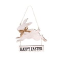thumbnail image 1 of Happy Easter Sign Bunny cadena colgante Placa de madera decorativa para delantero de la casa Favores de fiesta, 1 of 6