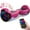 Pink, variant on Tcdjtc Self-Balance Scooter for Kids, Electric Scooter with Bluetooth Speakers, Hover Off Road Board Electric Scooter with LED Lights & 400W Motor, Kids Scooter with 9MPH Max Speed