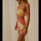 thumbnail image 5 of Conjunto de 2 Piezas de Punto A Crochet, Sexy y Calado para Mujer, con Top Corto, Pantalones Cortos y Faldas Color Naranja S, 5 of 10