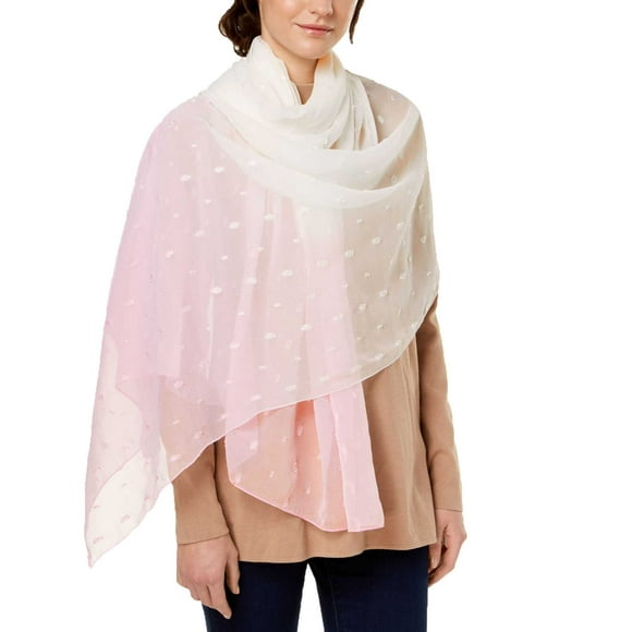 Betsey Johnson Women’s Ombre Swiss Dot Evening Wraps, Pink