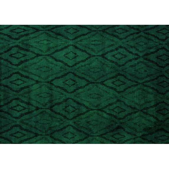 Ahgly Company Indoor Rectangle Persian Green Bohemian Area Rugs, 7' x 10'