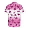 thumbnail image 5 of Blusa y camisa de manga corta con cuello vuelto Camisa casual para hombre Camisa de bolos vintage de manga corta Camisas de verano de playa cubana Camisa con botones Blusa para hombre Poliéster, 5 of 5