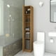 thumbnail image 2 of GABINETE − DUBLÍN  Gabinete Alacena Guardarropa Estante con Puerta 5 Espacios Organizadores Gabinete para Blancos, Despensa  (Natural Touch), 2 of 9