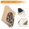 thumbnail image 5 of Yayeee Napkin Holder for Table Kitchen Paper Tissue Organization, Beige Geometric, 5 of 8