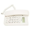 thumbnail image 3 of Desk Phone, Corded Telephone Caller ID  For Home For Hotel For Bank Black,White, 3 of 8