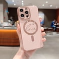 thumbnail image 3 of Compatible with iPhone 15 Pro 5g 2023 Magsafe Phone Case iPhone 15 Pro 5g Cute Love Heart Case Luxury Plating Magnetic Cover for Women Shockproof Soft Silicone Bumper for 15 Pro 6.1 (Pink), 3 of 6