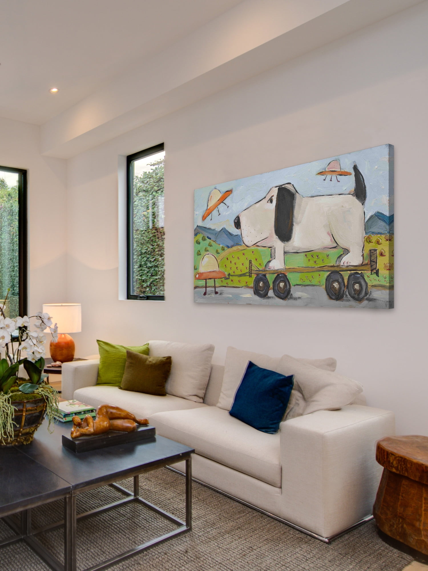 Marmont Hill Inc Marmont Hill - The Abduction by Tori Campisi Painting Print on Canvas - Multi-color