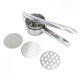 thumbnail image 1 of Exprimidor De Patatas De Acero Inoxidable, Colador Manual De Alimentos Para Bebés, Triturador De Patatas Plateado Con 3 Filtros Para Patatas, Frutas, Verduras, Alimentos Para Bebés Speravity HA012935-00, 1 of 7