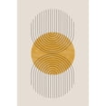 thumbnail image 3 of The Miuus Studio 13x18 Black Modern Framed Museum Art Print Titled - Perfect Point Yellow, 3 of 5