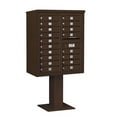 thumbnail image 5 of Salsbury Industries Pedestal Mounted 18 Units 19 Door 4C Horizontal Cluster Box Unit, 5 of 6