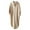 Khaki, variant on Womens Elegant Casual Summer Spring Button Down Front Long Sleeve Maxi Dress Long Cardigan Cover Ups Shirt Dresses