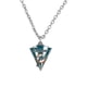 thumbnail image 4 of Collar con colgante deportivo triangular con el logotipo del equipo de fútbol y joyas de equipo con gotas de aceite, 4 of 6