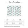 thumbnail image 2 of Throw Blanket for Couch, Cute Light Pink Green Snails Super Soft Fuzzy Comfy Warm Throw Blanket, Cuteness Lightweight Cozy Plush Flannel Blanket & Throws for Sofa and Bed All Season, 2 of 5
