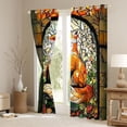 thumbnail image 3 of Homewish Wildlife Fox Black Out Curtains For Kids Children Teens,Woodland Floral Animal Curtains Pack of 2 (42x63 Each),Chic Flowers Bedroom Curtains,Exotic Style Bedroom Decor, 3 of 6