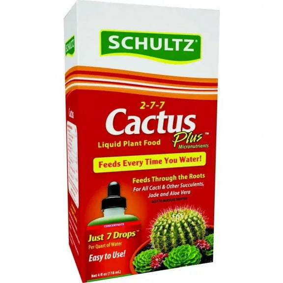 Schultz Cactus Plus Micronutrients Liquid Plant Food Fertilizer, 4 oz