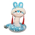 thumbnail image 3 of Juguete de peluche del año de la serpiente, muñeco de serpiente abrazable, lindo cojín de peluche de serpiente festiva. azul, 3 of 9