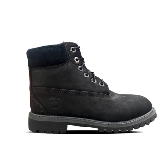 Big Kid's Timberland 6 In Shearling Black Boot (TB0A13KE) - 6