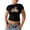 Black, variant on Crop Tops for Women Summer Short Sleeve Crewneck Slim Fit Cute Bunny Graphic Crop Tee Shirts Y2k Going out Tops