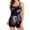 Pink-01, variant on Lopeceal Women's Tummy Control Tankini Swimsuit 2 Piece Bathing Suit Modest Floral Print Swim Top
