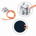 thumbnail image 4 of 4 Pcs WR55X10025 Refrigerator Temperature Sensor Replace 914093, WR50X10068 Defrost Thermostat for  Refrigerators, 4 of 7