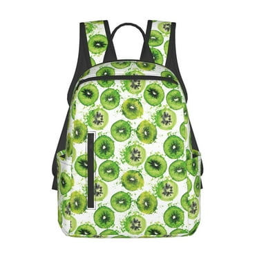 Sigee Green Kiwi for Lightweight Backpack for Hiking, Camping, and Travel, College School Computer Bag Men and Women