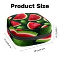 thumbnail image 3 of Watermelon Sanitary Napkin Storage Bag, Menstrual Pad Bag Portable Nylon Oxford Cloth Menstrual Cup Pouch with Zipper for Teen Girls Women Ladies, 3 of 7