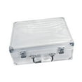 thumbnail image 3 of S SERENABLE Aluminum Alloy Case Large Capacity Protect Hard Case Portable Hard Shell Box silvery, 3 of 8