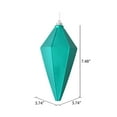 thumbnail image 2 of Vickerman 7" Teal Matte Lantern Christmas Ornament, 4 per Bag, 2 of 3