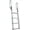 4 Steps A, variant on Removable Dock Ladder - 3/4/5 Steps 350/500lbs Load Capacity Aluminum Nonslip for Lake Marine Boarding Pool