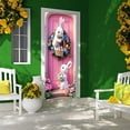 thumbnail image 4 of LFKERWMG My Items Rideau de Porte de Pâques Bannière Décorative avec Design d'Œuf et de Lapin pour Fête de Vacances, 4 of 6
