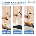 thumbnail image 5 of Boyel Living Kitchen Faucet 3-Spray Patterns 1.8 GPM Pull Down Spout,Single Handle Kitchen Sink Faucets with Soap Dispenser in Brushed Gold, 5 of 11