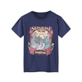 thumbnail image 3 of XCHQRTI Sunflower Shirts for Womens Plus Size Short Sleeves T-Shirt Graphic Oversized Flower Tops, 3 of 9