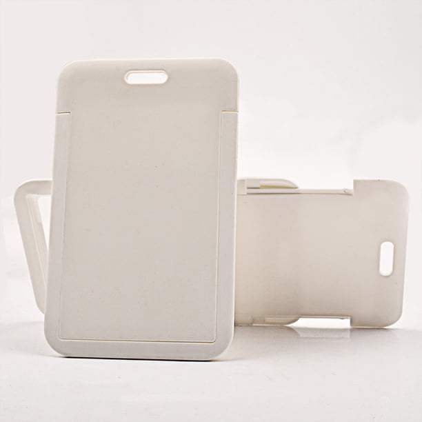 Estuche protector con ventana transparente para tarjetas de crédito de identificación de la escuela de oficina Tarjetas de llave de proximidad Licencias de conducir y pases, paquete de 3