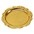 thumbnail image 2 of Bandeja para candelabro, bandeja para exhibición de joyas, plato de vela de granja, bandeja de servicio de Metal para Hotel, vacaciones, apartamento, 10cm Oro, 2 of 8