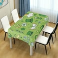 thumbnail image 7 of GZHJMY St. Patrick's Day Clover Tablecloth, Rectangle Waterproof Washable Polyester Table Cover for Picnic Dinner Holiday Party Decor, 60 x 120 Inch, 7 of 7