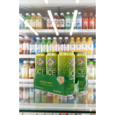 Sparkling Ice® Citrus Twist Sparkling Water – Zero Sugar, 16 oz Bottles (6-Pack)