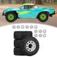 thumbnail image 4 of 4 ruedas y neumáticos para camión RC 1/10, piezas de coche RC, durabilidad, resistentes, repuestos profesionales, accesorios de repuesto para Blanco, 4 of 8