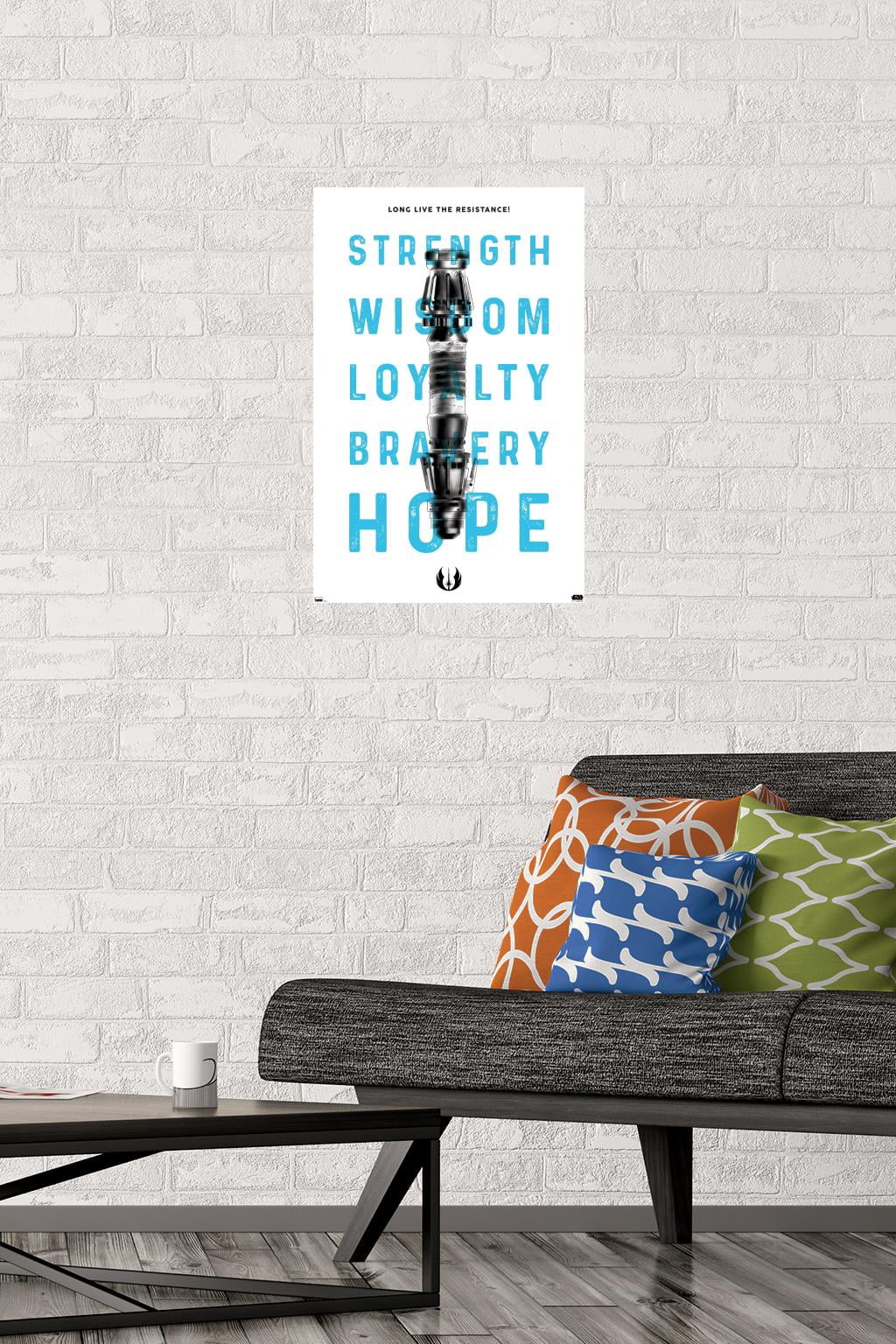 Star Wars: Saga - Lightsaber Text Wall Poster, 14.725" x 22.375"
