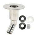 22mm Thru Hull Exhaust Skin Fitting Socket 316 Stainless Steel Tube