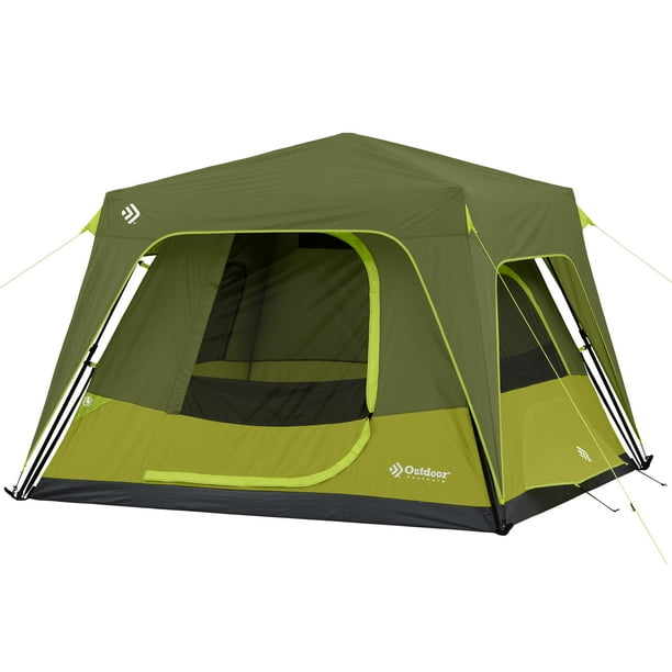 Outdoor Products 4 Person 1 Room Instant Cabin Tent For 3 Season Camping Walmart Com Walmart Com