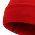 thumbnail image 3 of Lispipm 2pcs Baby Beenie and Glove Set Winter Soft Stretchy Cotton Hats and Mittens Outfit for Newborn Girls Boys Red 0-6 Months, 3 of 6